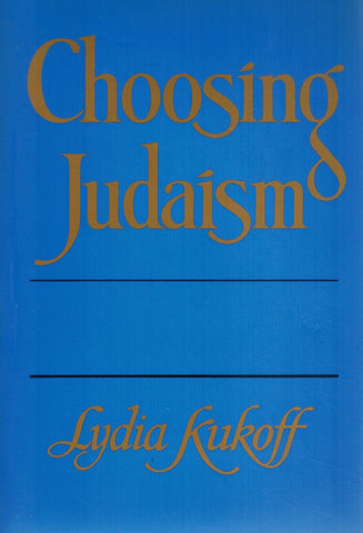 Choosing Judaism