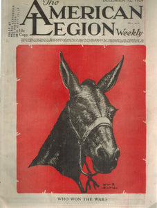 THE AMERICAN LEGION WEEKLY VOL. 6 NO. 50 DECEMBER 12, 1924