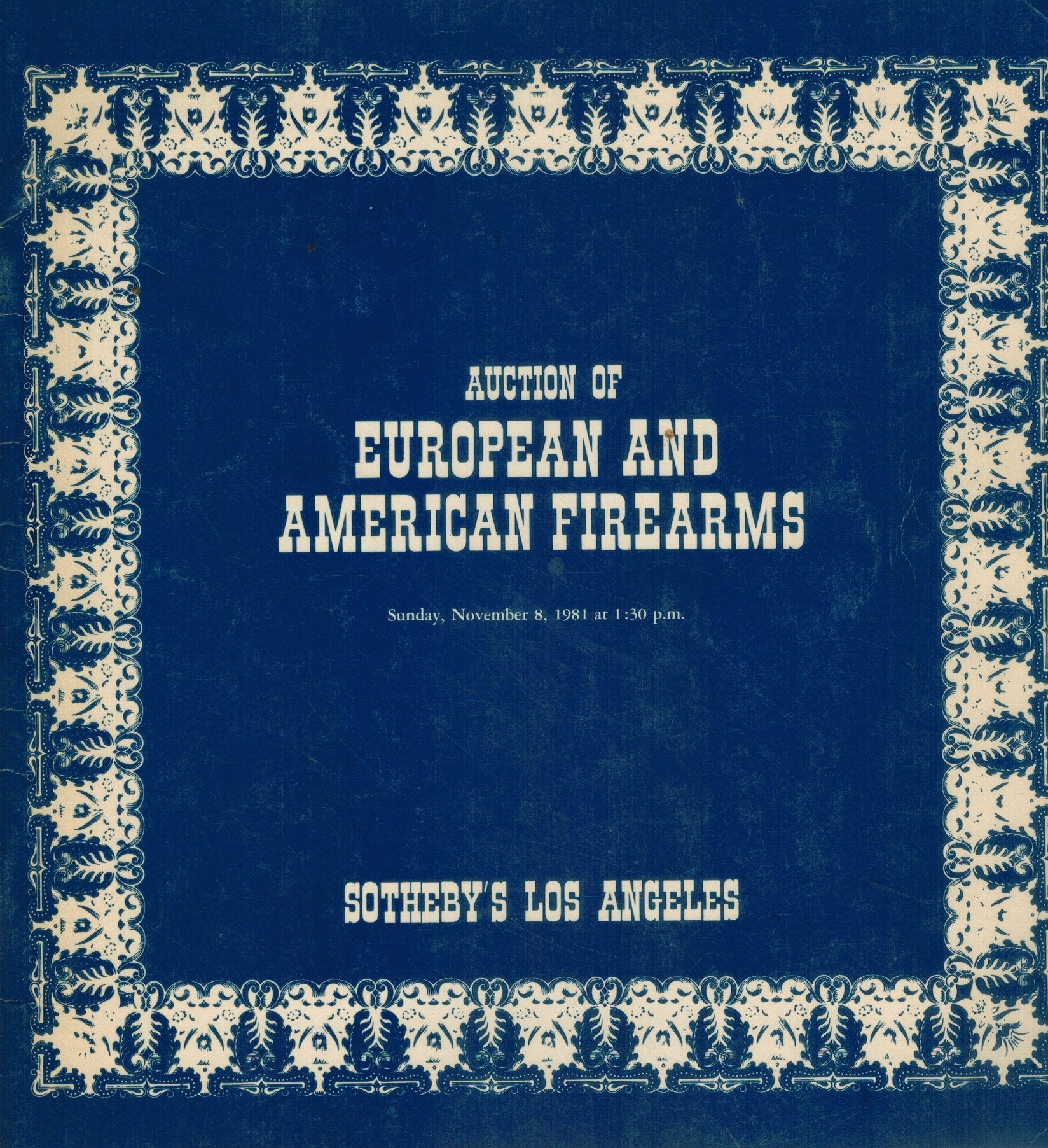 Auction of European and American Firearms Sale 324