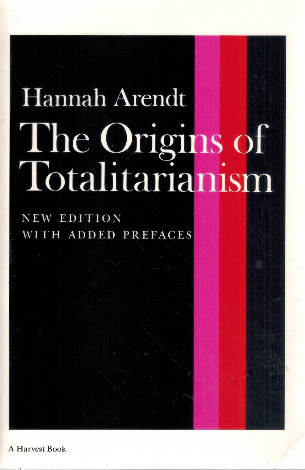 THE ORIGINS OF TOTALITARIANISM  by Arendt, Hannah