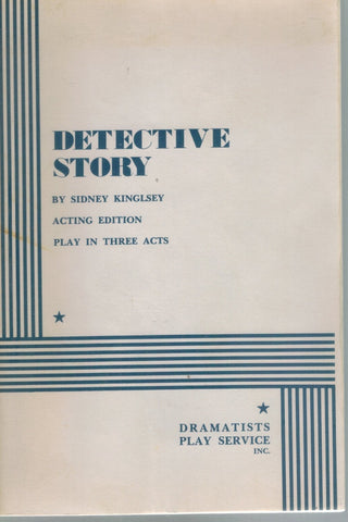 DETECTIVE STORY.  by Kingsley, Sidney &  Sidney Kingsley