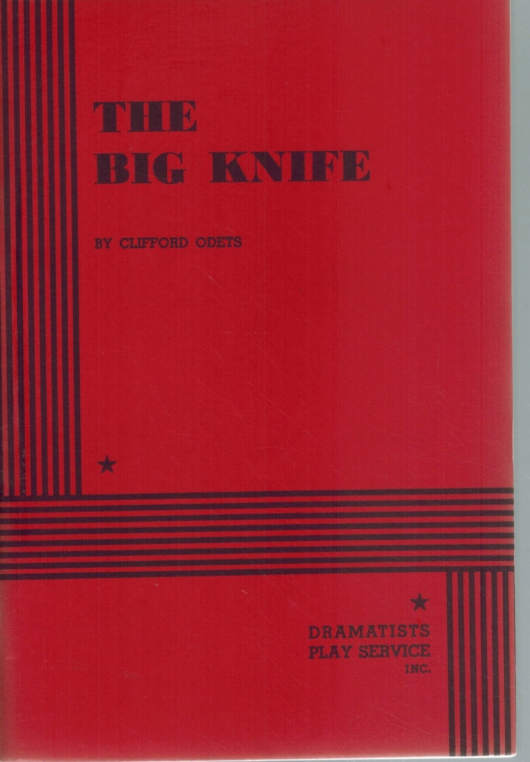 THE BIG KNIFE  by Odets, Clifford