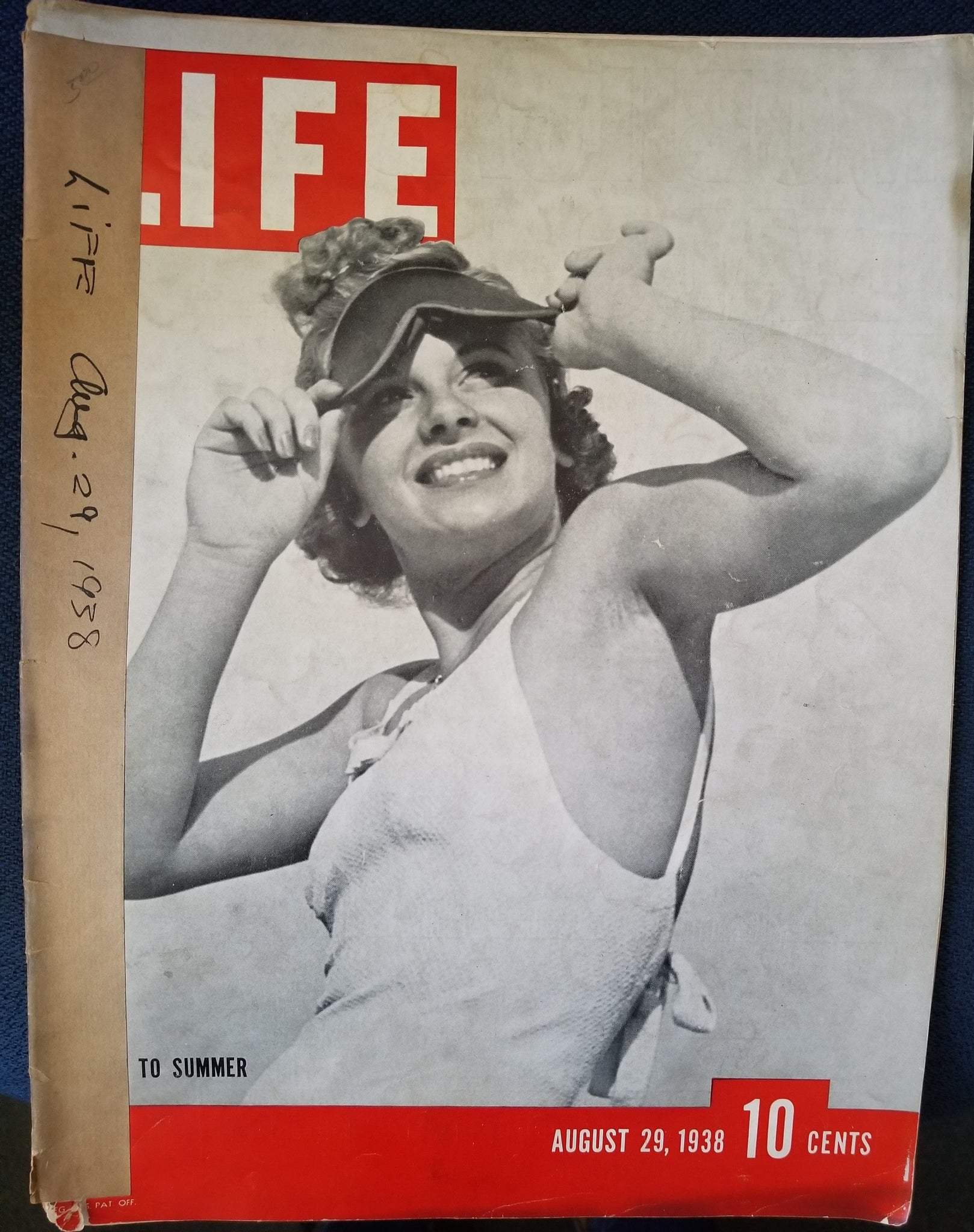LIFE MAGAZINE, AUGUST 29, 1938  by Luce, Henry R.