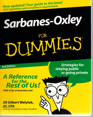 SARBANES-OXLEY FOR DUMMIES  by Welytok, Jill Gilbert