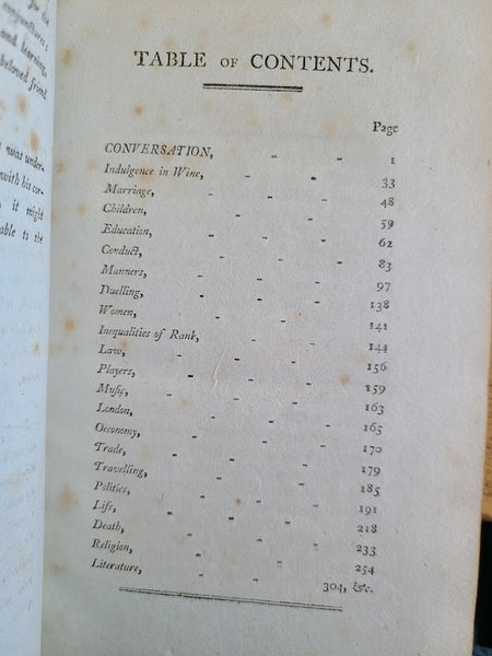 DR. JOHNSON'S TABLE-TALK: CONTAINING APHORISMS ON LITERATURE, LIFE, AND MANNERS, WITH ANECDOTES OF DISTINGUISHED PERSONS: SELECTED AND ARRANGED FROM MR. BOSWELL'S LIFE OF JOHNSON.