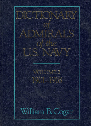 DICTIONARY OF ADMIRALS OF THE U. S. NAVY VOL. 2