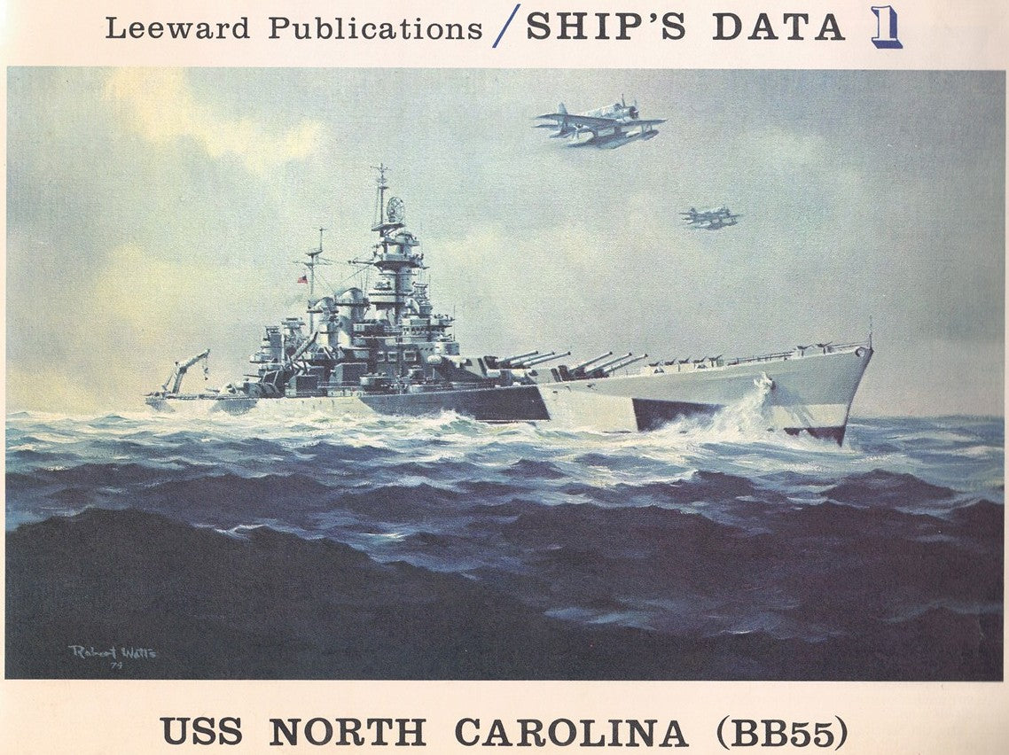 USS NORTH CAROLINA (SHIP'S DATA NO. 1)