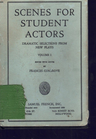 SCENES FOR STUDENT ACTORS