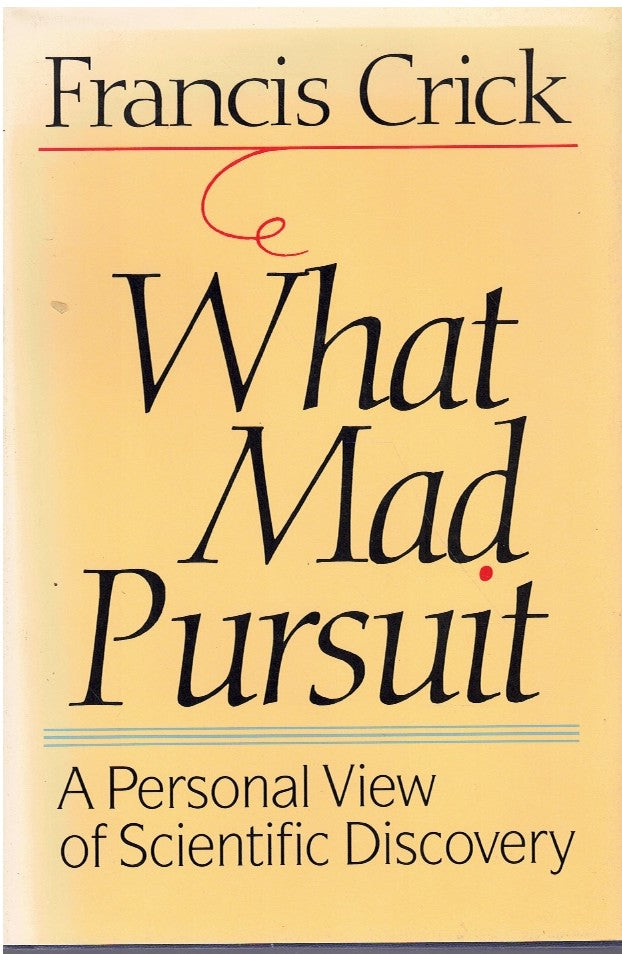 WHAT MAD PURSUIT