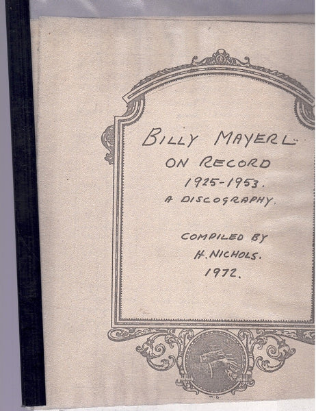 BILLY MAYERL ON RECORD 1925-1953