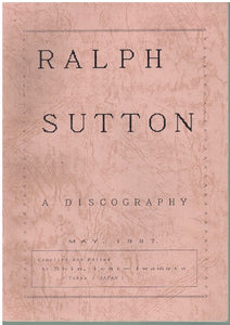 RALPH SUTTON: A DISCOGRAPHY
