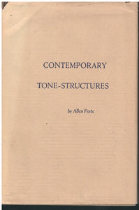 CONTEMPORARY TONE-STRUCTURES