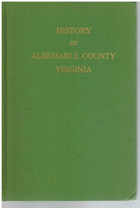 HISTORY OF ALBEMARLE COUNTY VIRGINIA